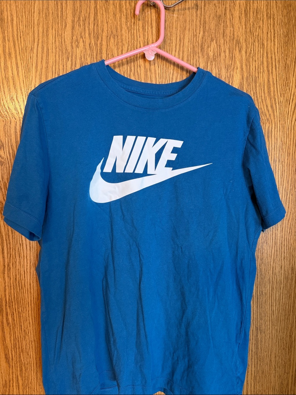 Nike Royal Blue T-Shirt with White Logo